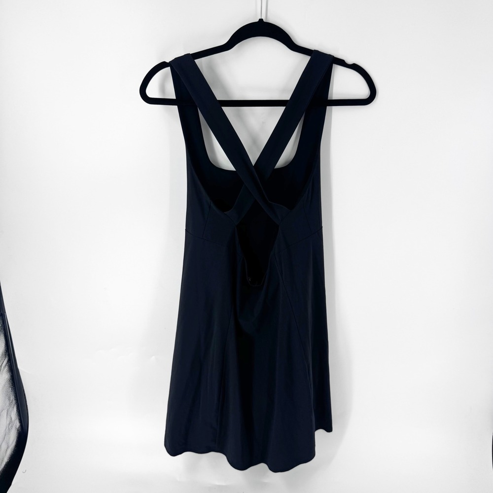 Outdoor Voices Exercise Dress Black Cross Back Mini Athletic Tennis Dress Medium - Picture 7 of 8